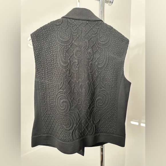 NWT MEXX black moto vest with zipper - Picture 3 of 3